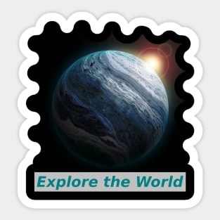 World Explorer Sticker